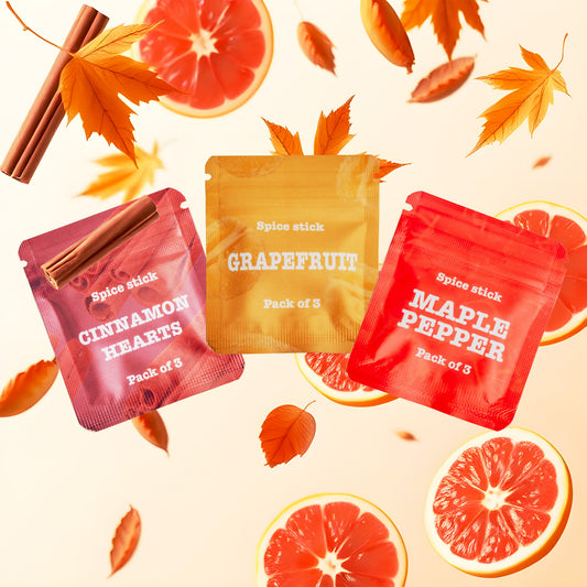 Mixed Flavor Bundle – Cinnamon Hearts, Maple Pepper, Grapefruit