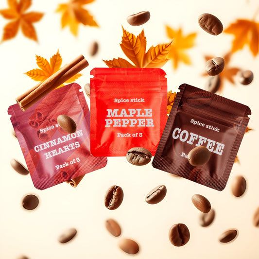 Mixed Flavor Bundle – Cinnamon Hearts, Coffee & Maple Pepper