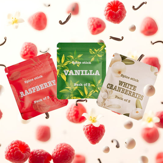 Mixed Flavor Bundle – Raspberry, Vanilla, White Cranberries