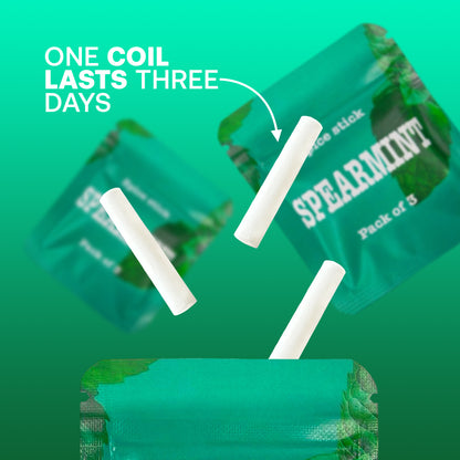 Spearmint Flavor Bundle (3 Packs - 9 Coils)