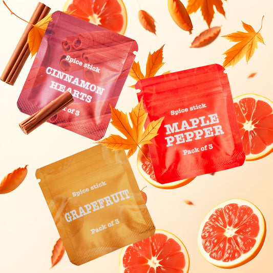 Mixed Flavor Bundle – Cinnamon Hearts, Maple Pepper, Grapefruit