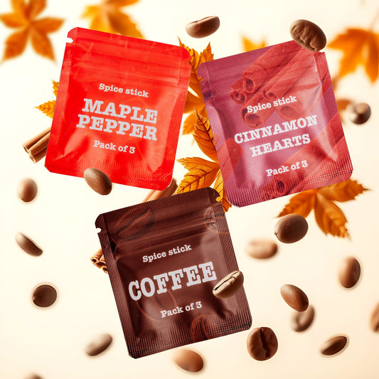 Mixed Flavor Bundle – Cinnamon Hearts, Coffee & Maple Pepper