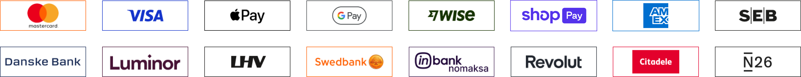 Payment Methods