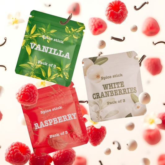 Mixed Flavor Bundle – Raspberry, Vanilla, White Cranberries